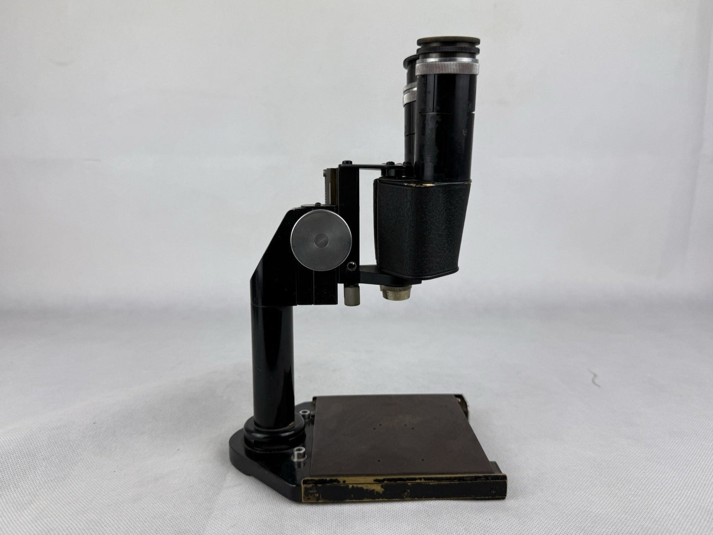 E. Leitz Wetzlar Microscope Antique Vintage Black Germany
