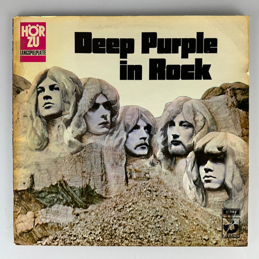 DEEP PURPLE 'In Rock' 1970 German gatefold-sleeve vinyl LP - HÖR ZU pressing