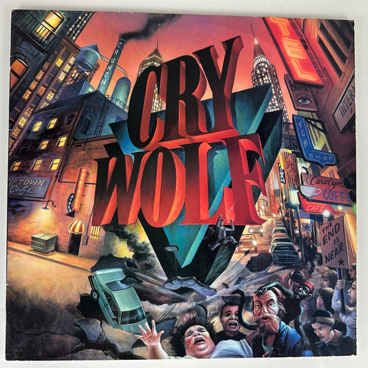 Cry Wolf Crunch Vinyl LP I.R.S 7 13050 1 VG+/VG+ 1991