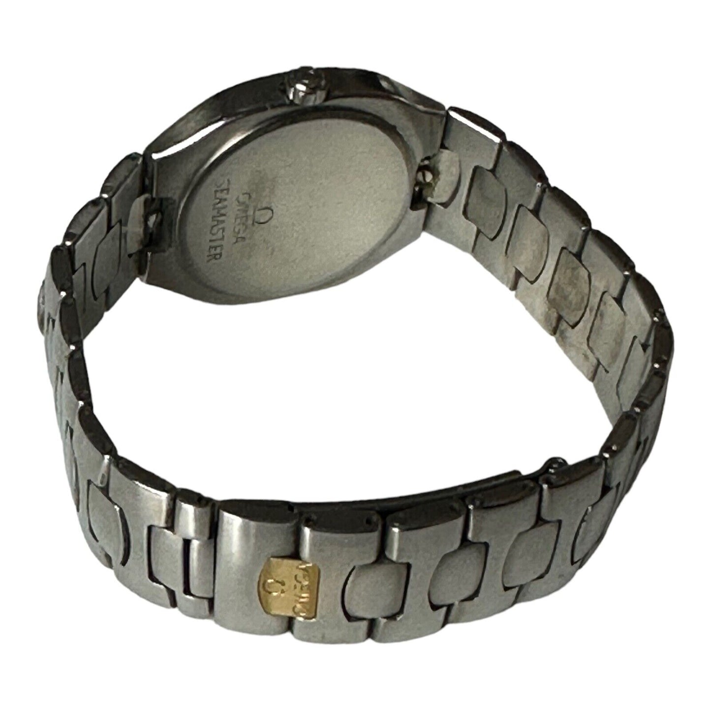 OMEGA Seamaster Polaris 1455 watch stainless steel gold 18 ct quartz