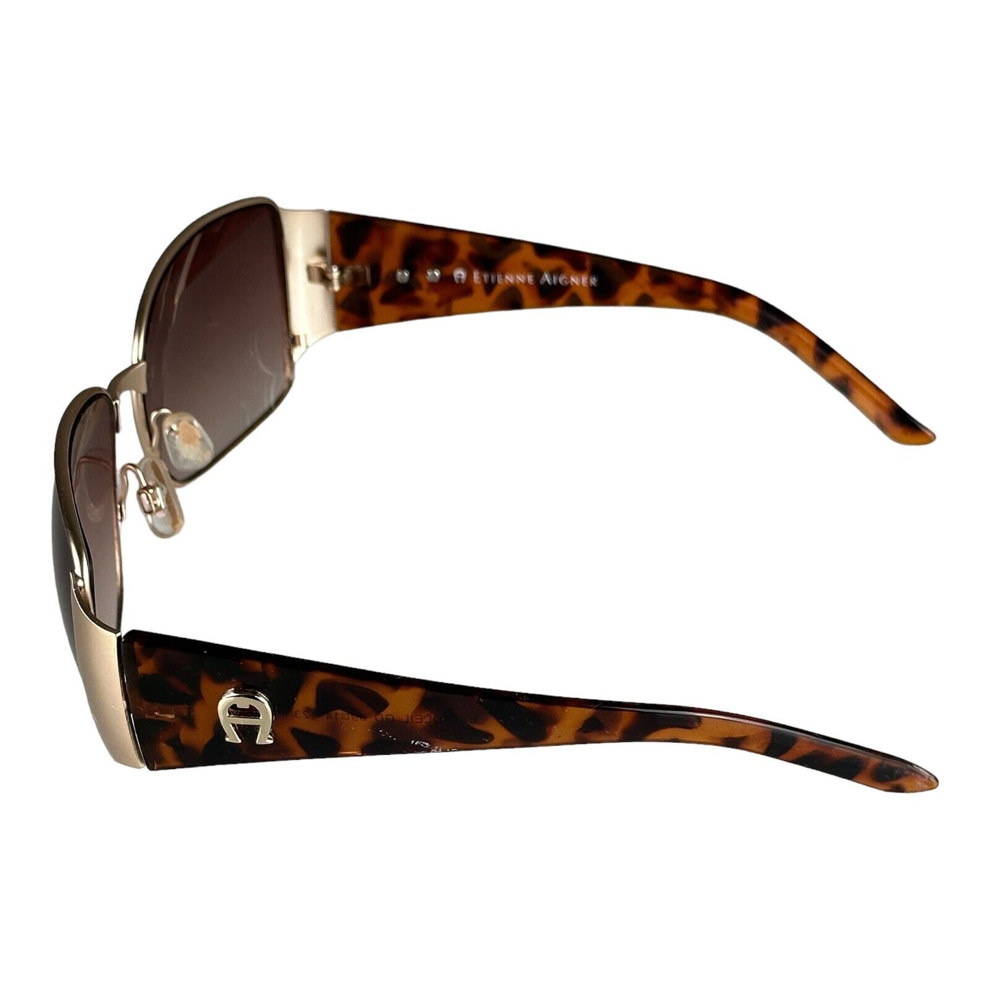 Etienne Aigner Sunglasses Leopard Pattern Gold Frame EA-SOLEIL GD 59014 123