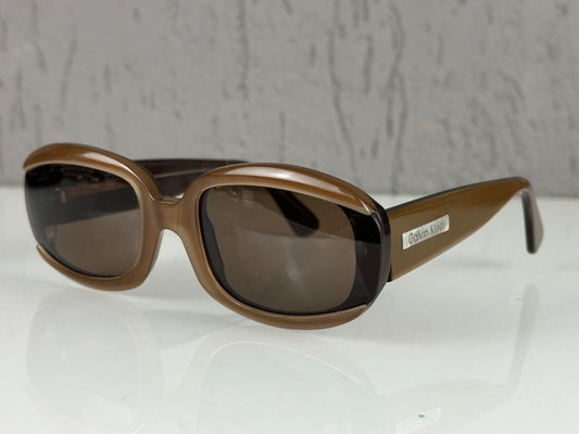 Calvin Klein Sunglasses Brown Vintage With original Box