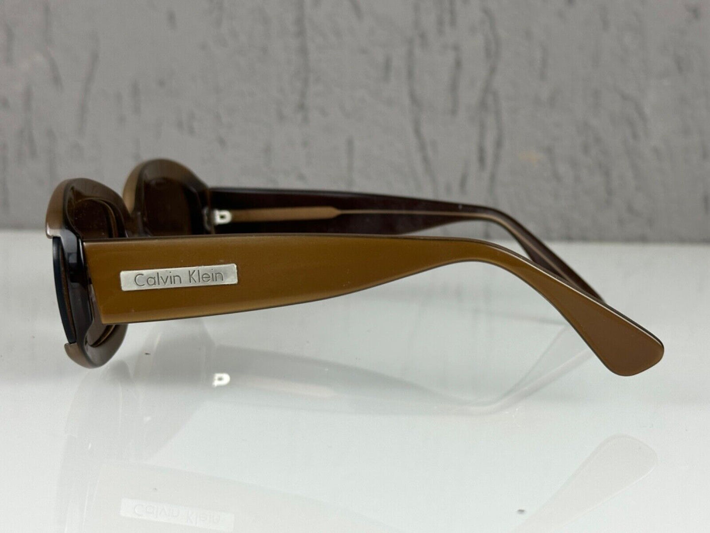 Calvin Klein Sunglasses Brown Vintage With original Box