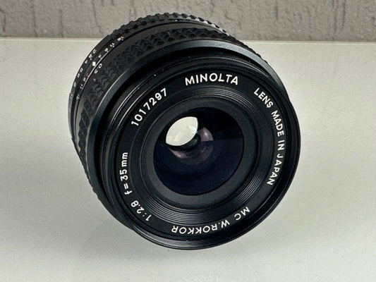 Minolta MC W.Rokkor 35mm 1:2.8 Lens made in japan