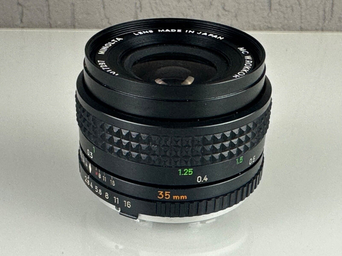 Minolta MC W.Rokkor 35mm 1:2.8 Lens made in japan