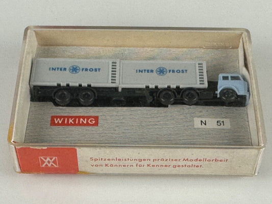 Wiking N 51 Inter Frost Truck 1:160 Model in Original Box