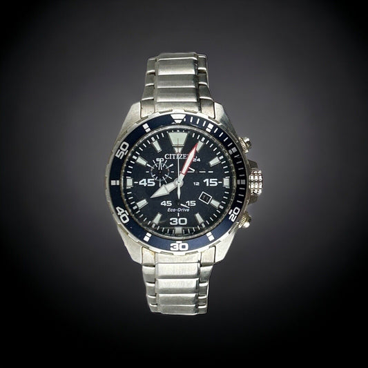 Citizen Eco-Drive Blue Men's Watch AT2431-87L 45mm