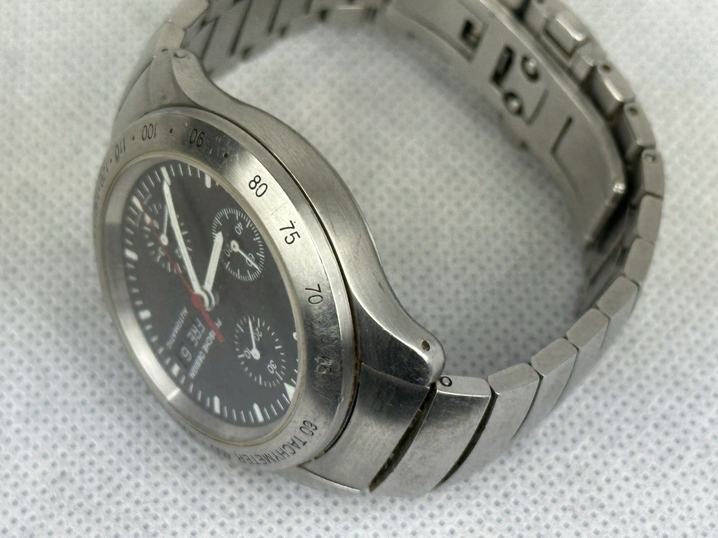 Porsche Design By Eterna Chronograph 43mm Swiss Made Silver Tachymeter Automatic